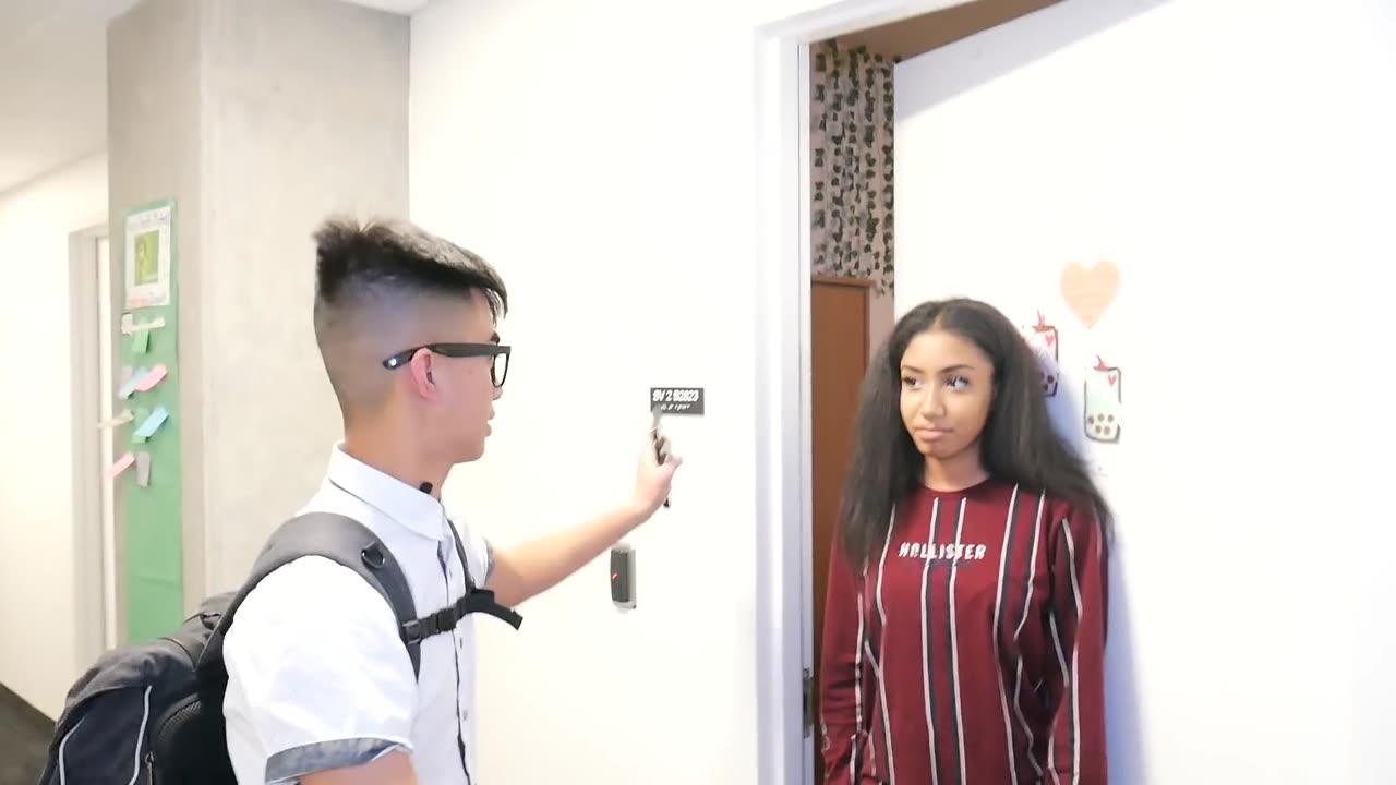 Ding Dong Ditch PRANK on College Girls Dorms!