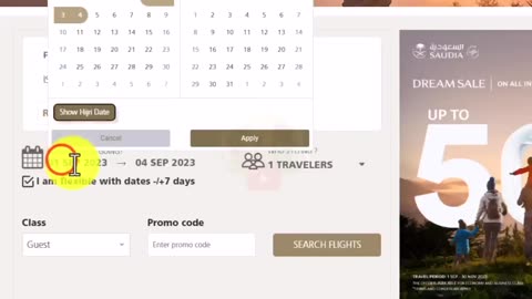 How to Book Saudi Airlines on 50% Discount