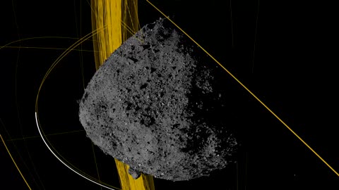 A web around asteroid Bennu