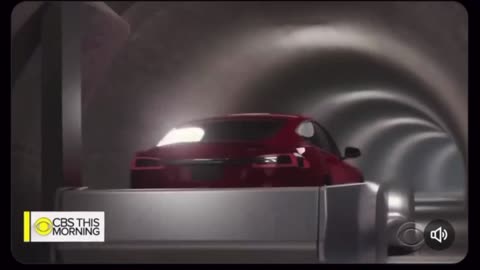 Elon Musk Tours CBS Morning Inside The Boring Company's Tunnel