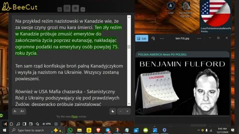 ⚡️Benjamin Fulford: Raport tygodniowy z 9 grudnia 2024 r ⚡️