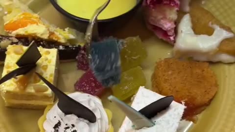 Unlimited dessert platter