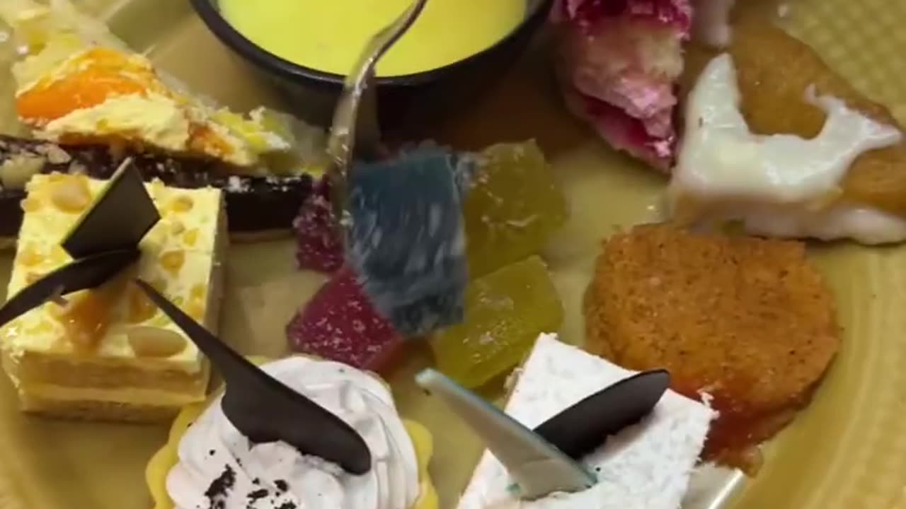 Unlimited dessert platter