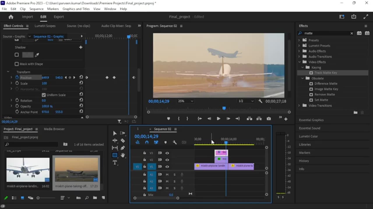 Adobe Premiere Pro – Create Transition with Rectangle Shape