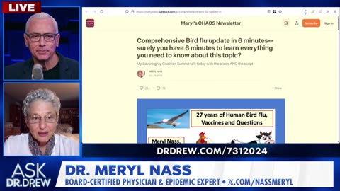 Bird Flu Biowarfare Explained by Dr Meryl Nass and Dr Naomi Wolf