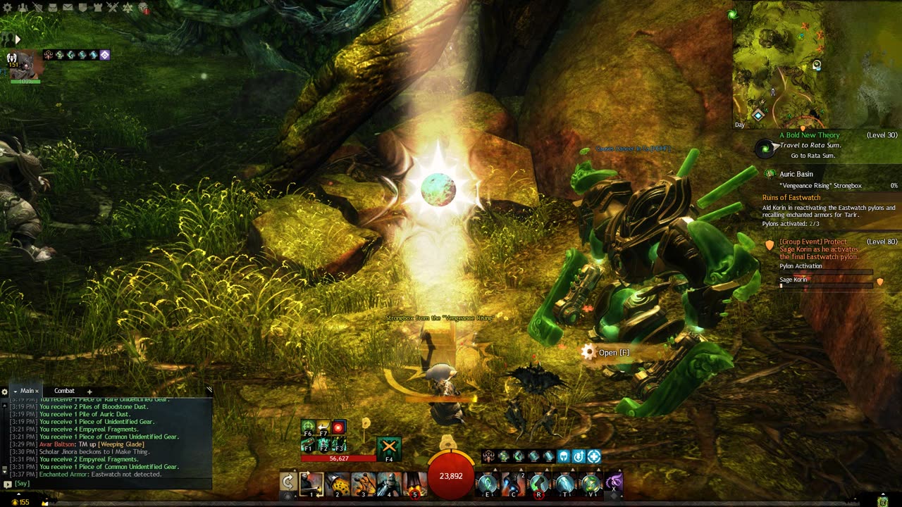 GW2 - Vengeance Rising Strongbox Location (Auric Basin)