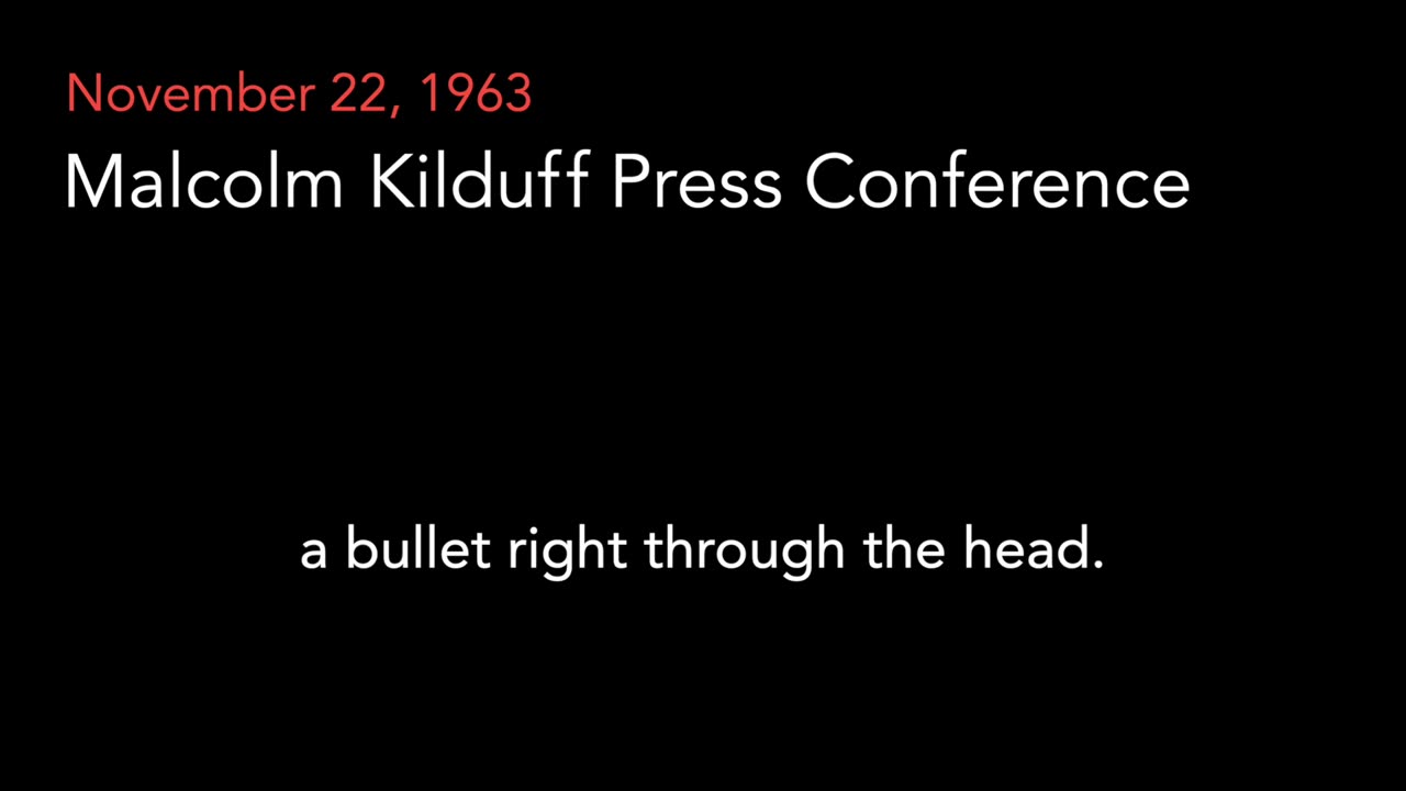 Nov. 22, 1963 | Malcolm Kilduff Announces Death of JFK