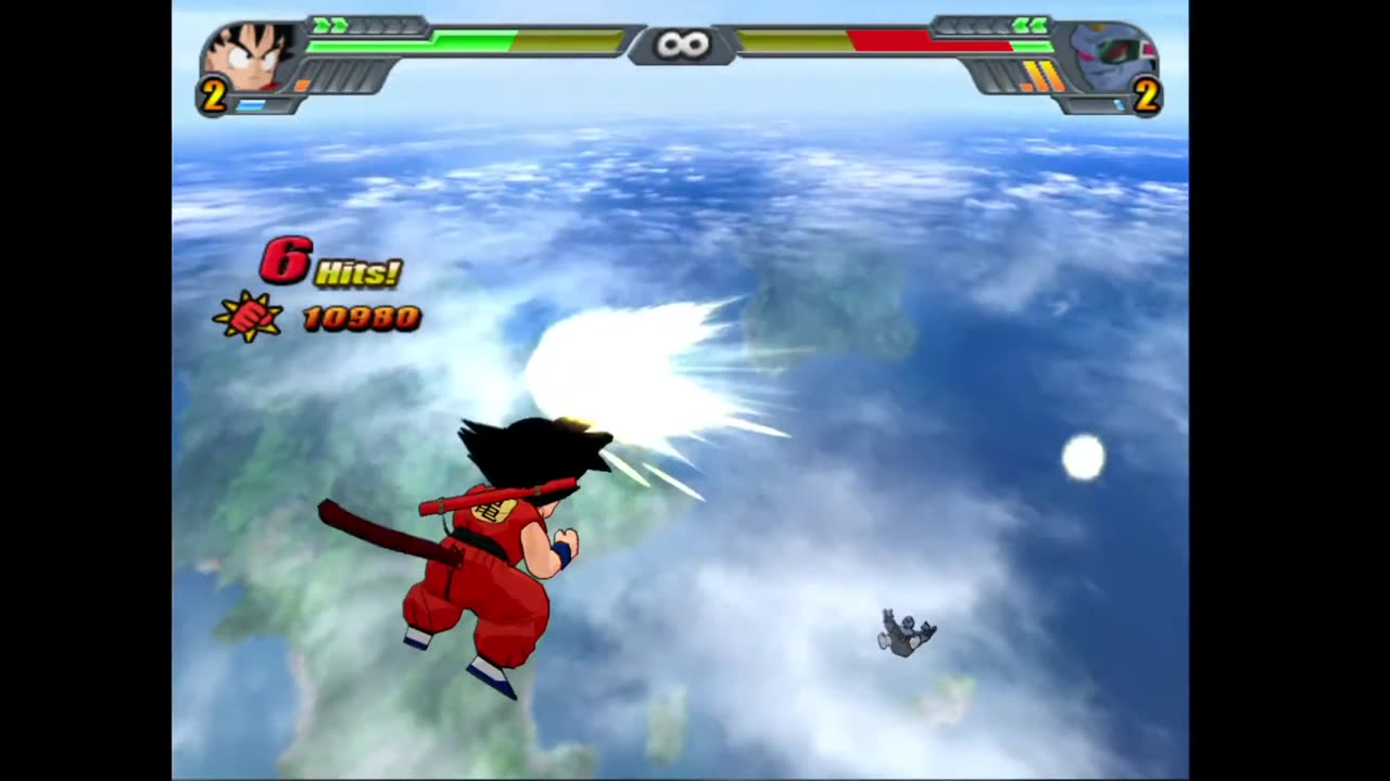 Kid Goku vs Burter Dragon Ball Z Budokai 3