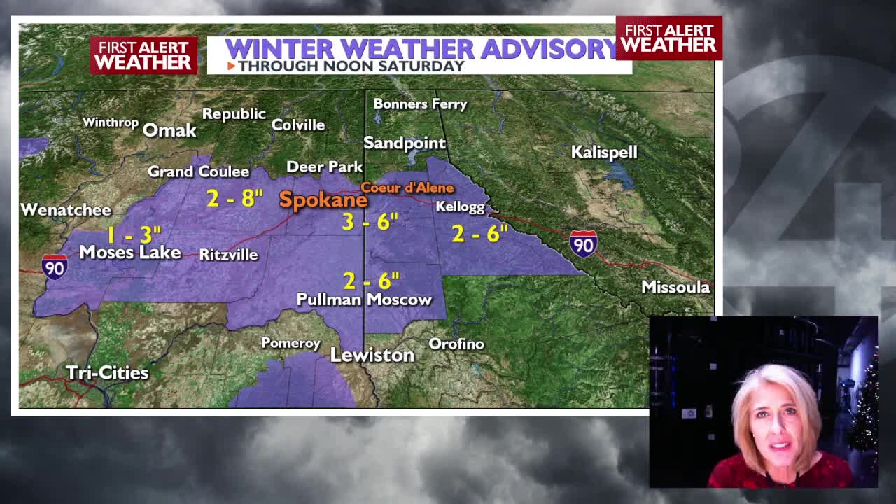 Weather Alert Day Saturday Heavy snow for northern valleys. Rainsnow mix south