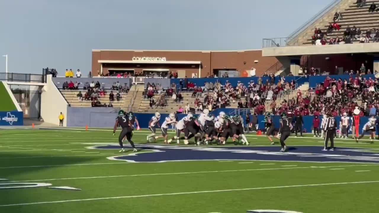 Highlights from Prosper’s 24-13 win over Lewisville to advance to the state semifinals.