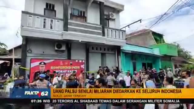 Pabrik uang palsu di grebeg petugas