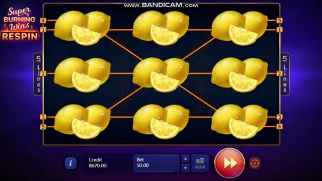 $2000 Dollar Profit Playing on Super Burning Wins Respin Online Casino Gaming Slot