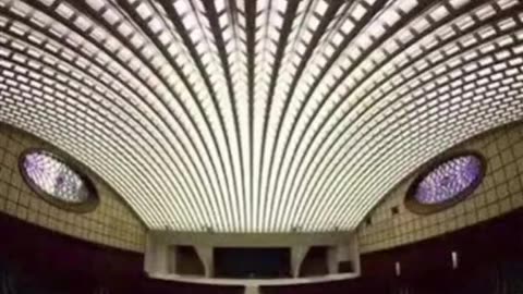 THE DESIGN OF VATICAN HALL SUPPOSEDLY CENTER OF CHRISTIANITY