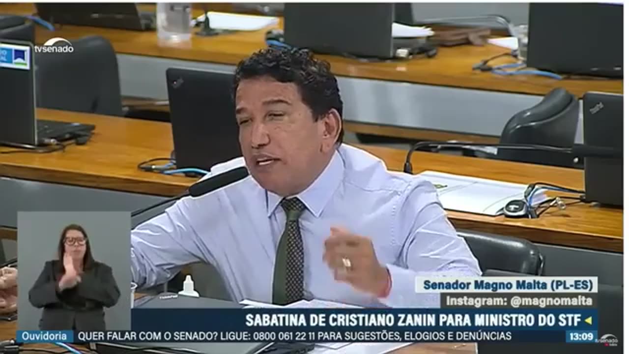 Senador Magno Malta.