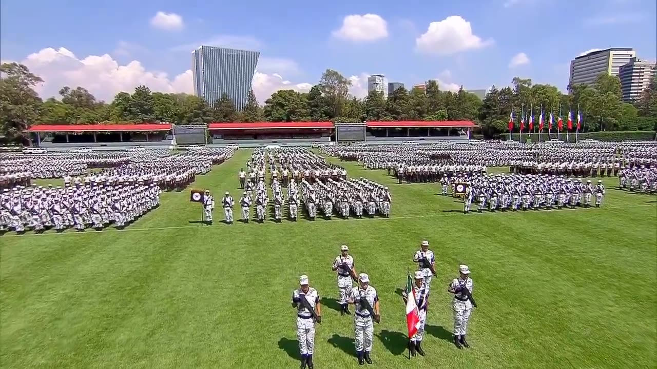 Ceremonia de Inauguración de la Guardia Nacional en Campo Marte