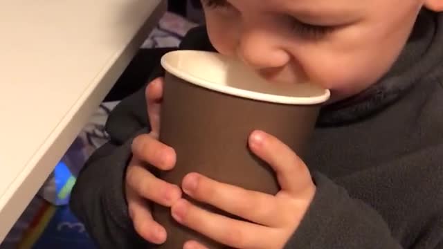 Toddler calls coffee Fuckee