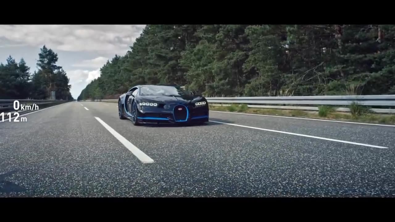 Bughatti chiron world record 400km in 42 seconds