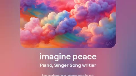 imagine peace - version 1