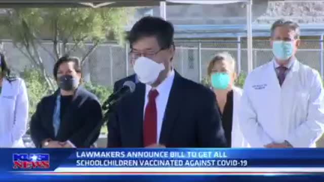 California Senator’s Introduce Bill To Mandate All Students K-12 Roll Up Their Sleeve... Despite The Emergency Use Authorisation...
