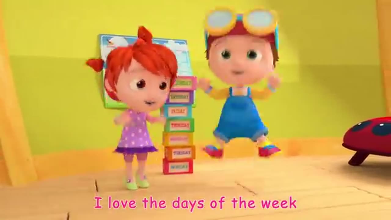 The Days of the Week Song | CoComelon Nursery Rhymes & Kids Songs