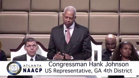 Hank Johnson compares Trump to Hitler