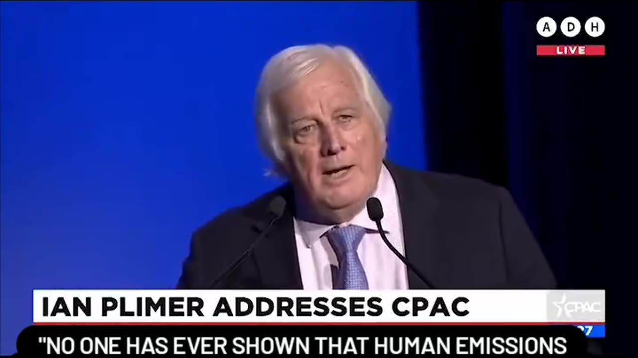 Australian Geoscientist Prof. Ian Pilmer: Carbon Dioxide is not a climate driver.