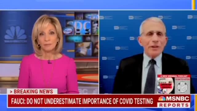 Anthony Fauci : Se persone non si vaccinano volontariamente si faranno scelte impopolari