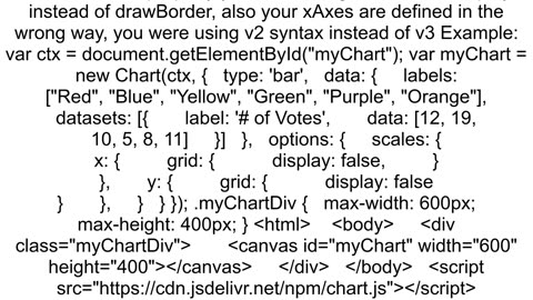 Chartjs remove gridline