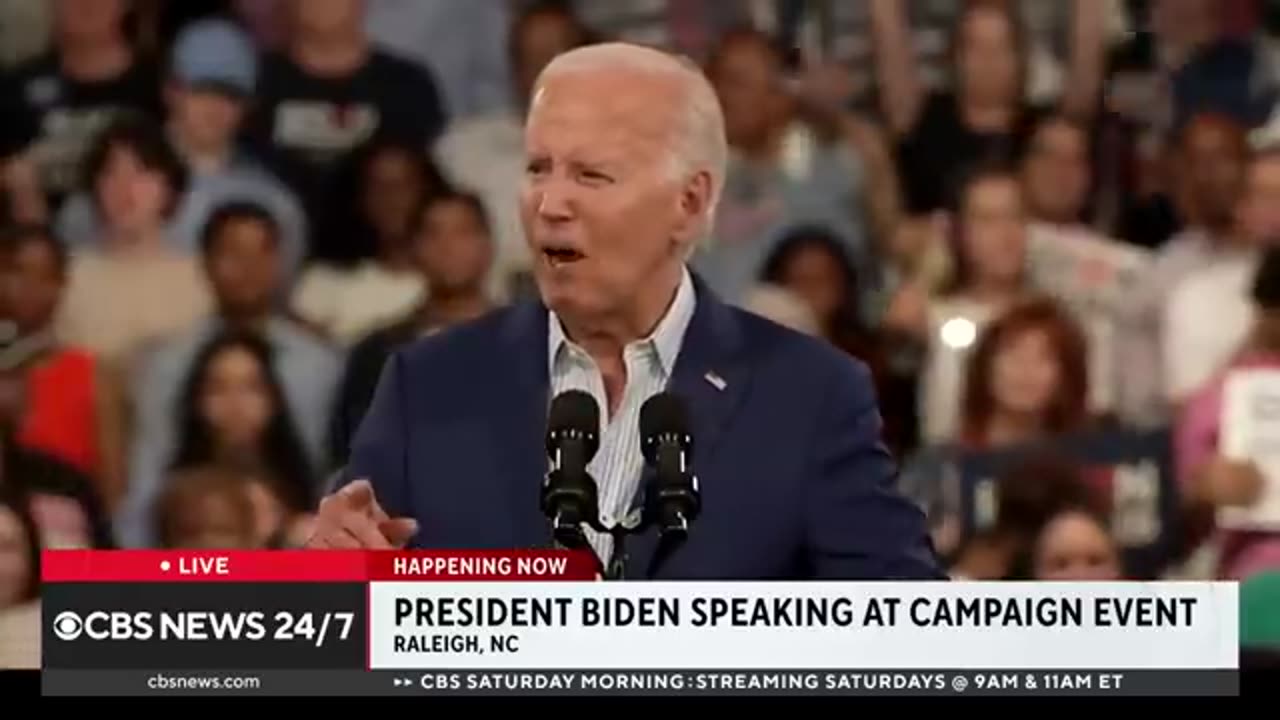 Biden addresses debate performance at campaign rally CBS News