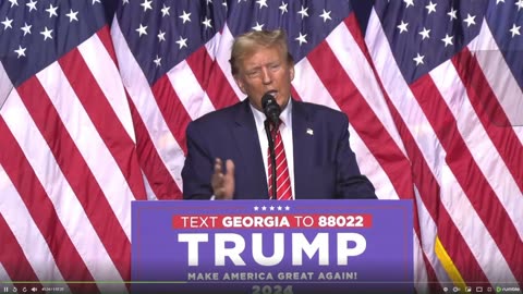 President Donald J Trump 3.9.24 Rome, GA - TRUMP 2024 - 2 BIG 2 RIG