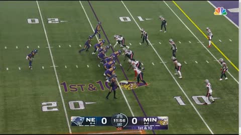 Minnesota Vikings vs. New England Patriots Highlights 1st QTR | NFL Week 12, 2022 PART 1
