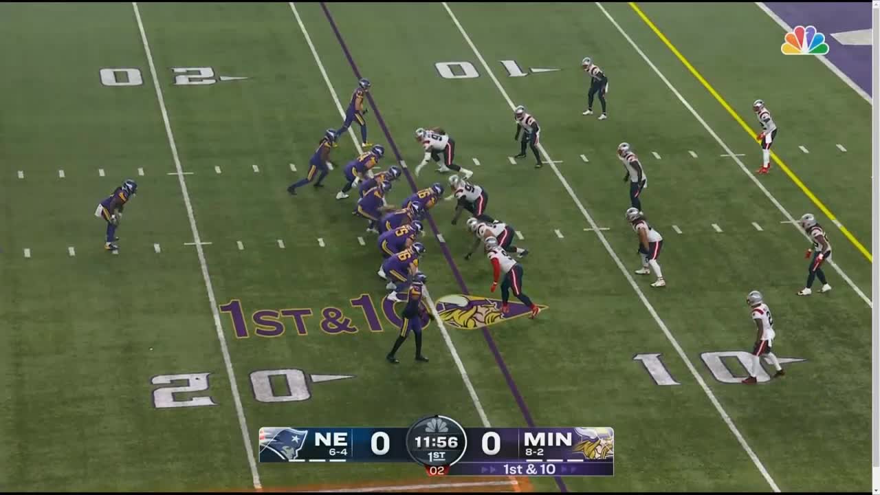 Minnesota Vikings vs. New England Patriots Highlights 1st QTR | NFL Week 12, 2022 PART 1