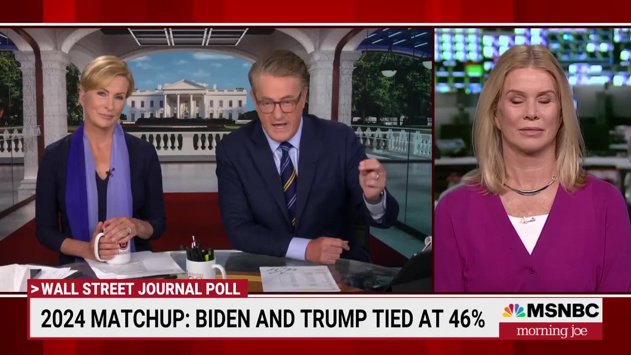 Biden and Trump are tied in new 2024 matchup polling