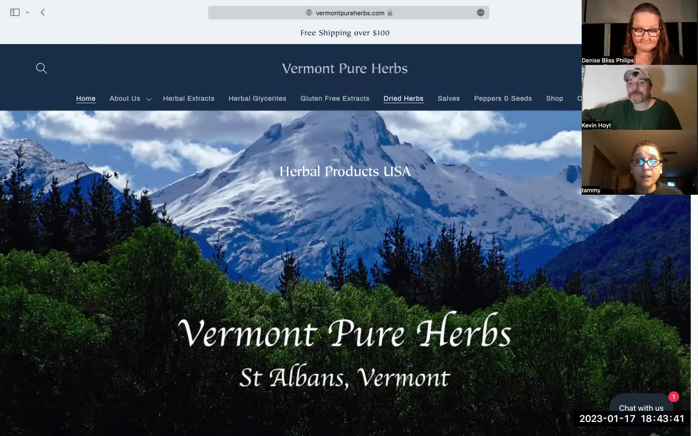 Kevin@7 with Vermont Pure Herbs