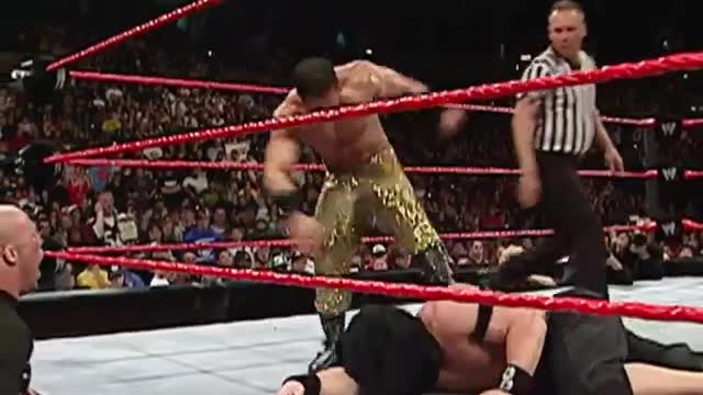 What happened when Cena can't see his opponent