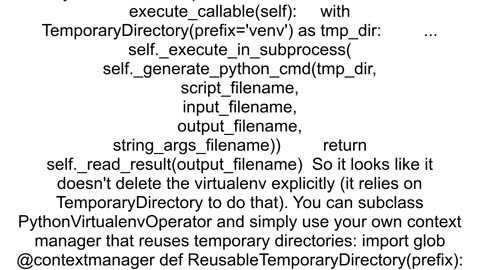 How to run Airflow PythonOperator in a virtual environment