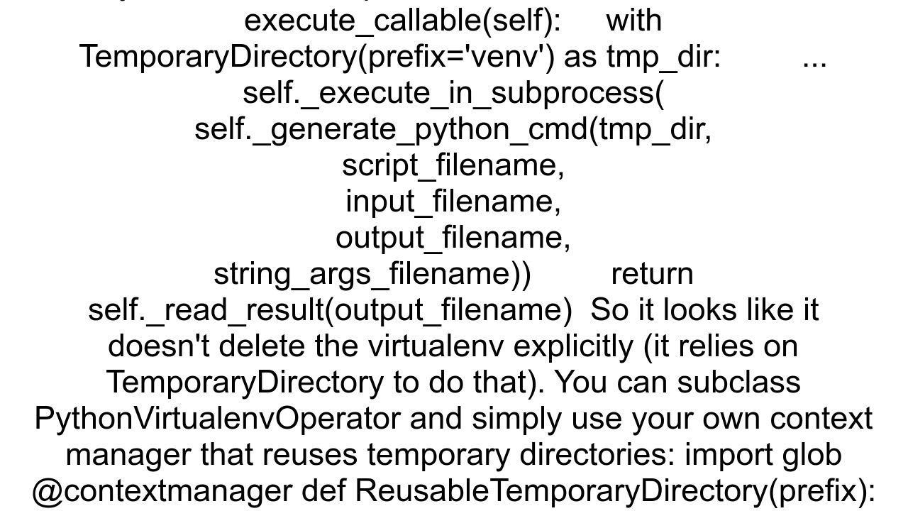 How to run Airflow PythonOperator in a virtual environment