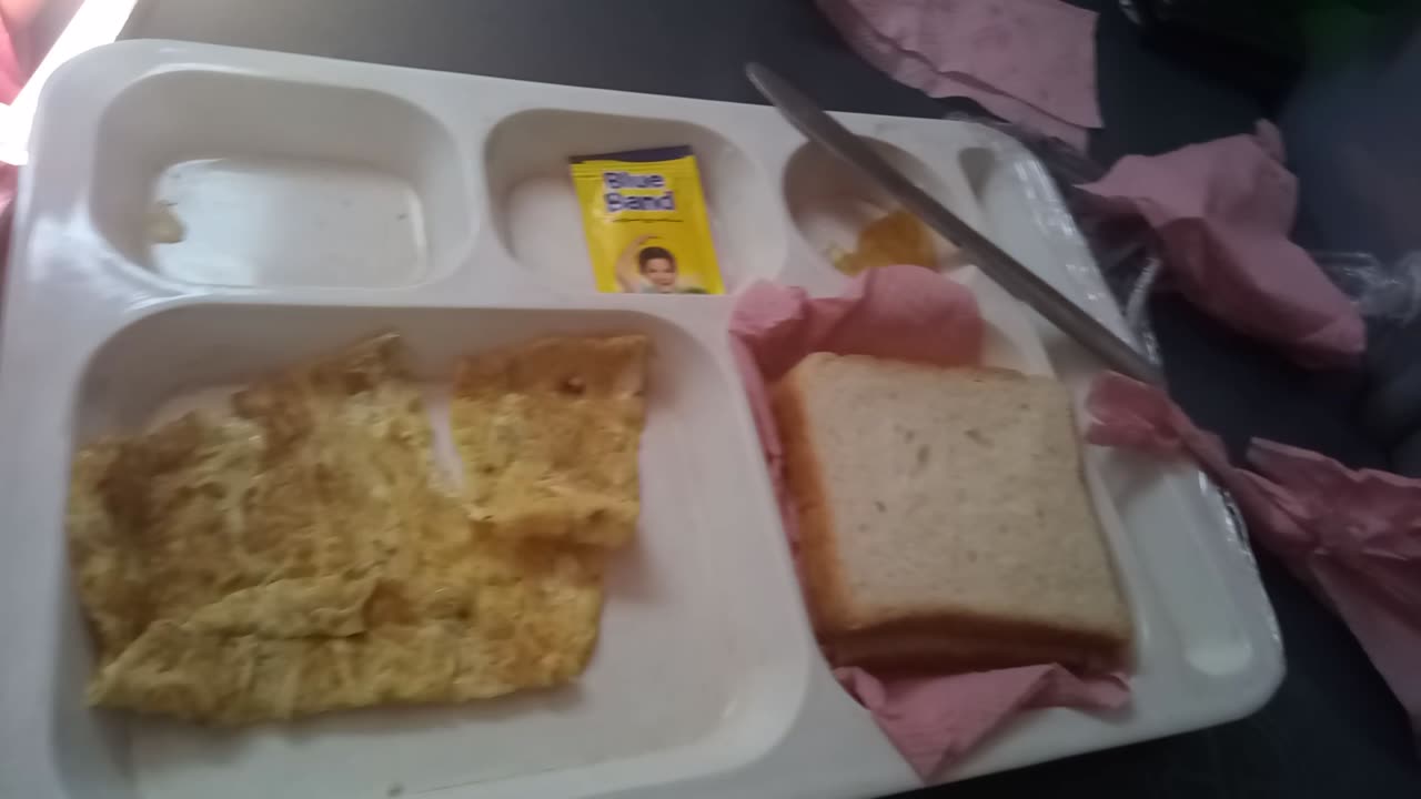 Breakfast in the train