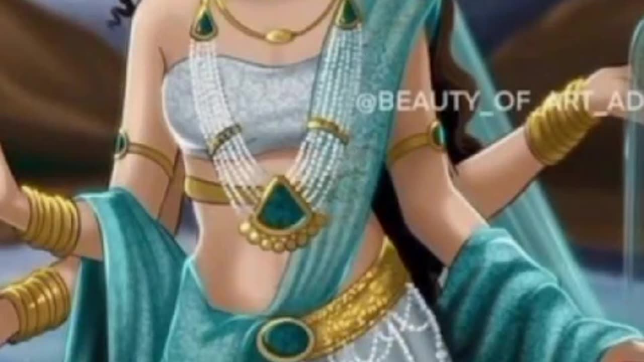 🦚Ganga & shantanu💚 part 3 #Mahabharath #Hindu #ganga #river #water #youtube #shorts #sanatan