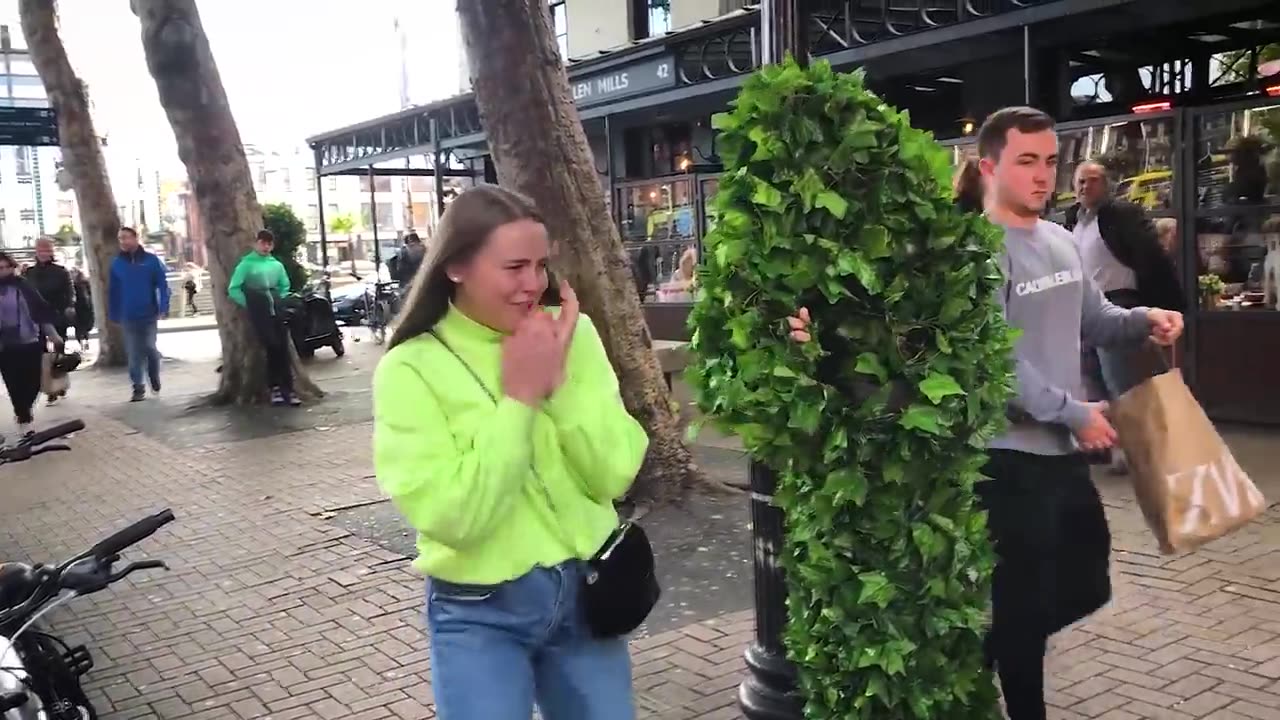 She Screamed like Crazy in that Moment. Bushman Prank