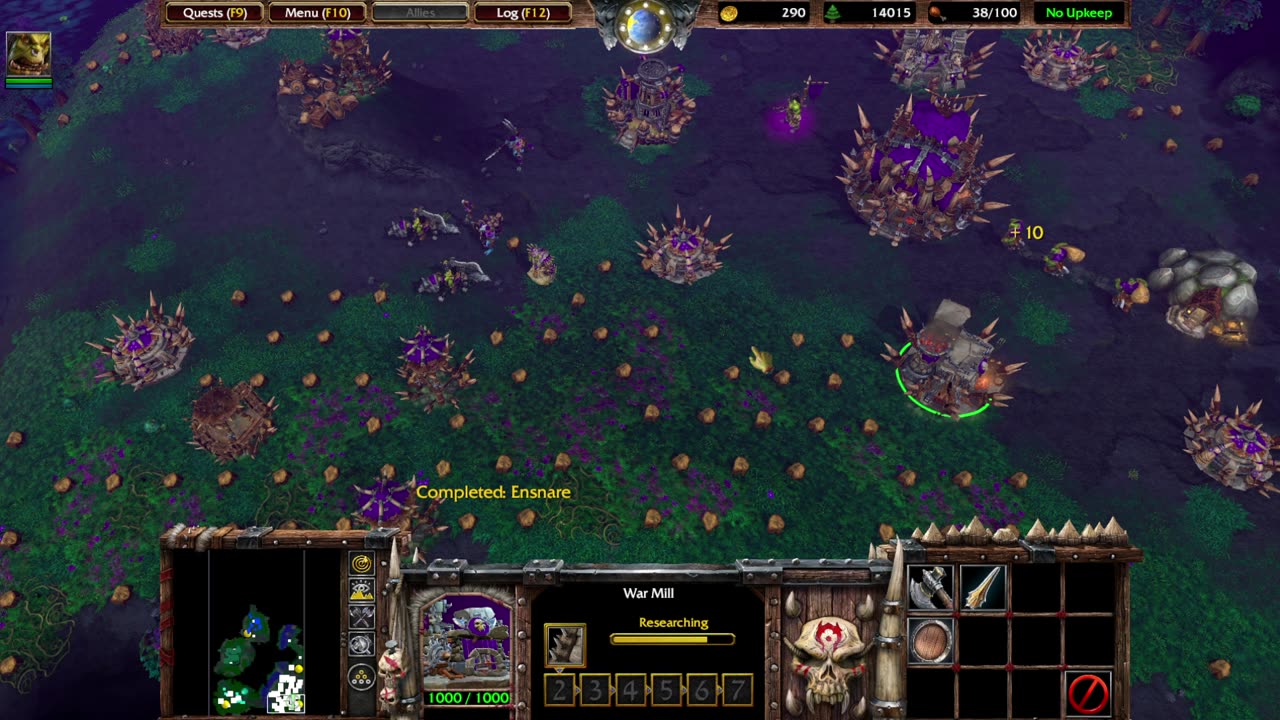 Tree Mugger Vs Tree Hugger--FIGHT!--Warcraft 3