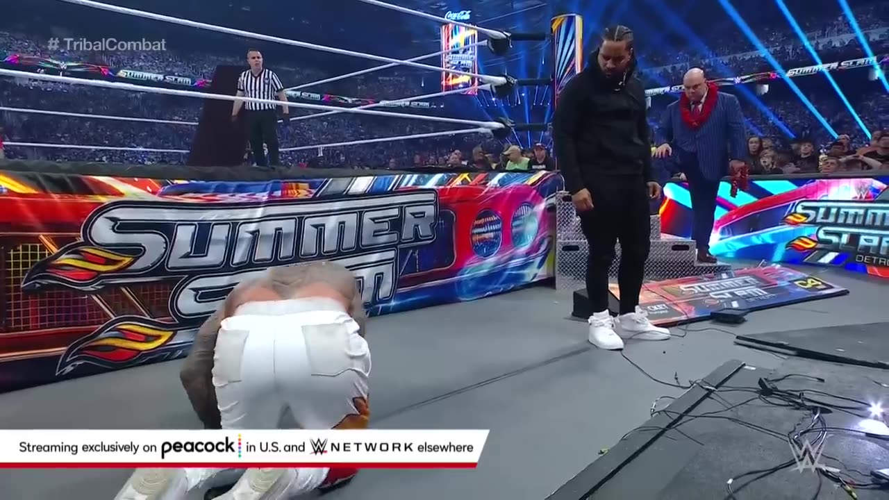 Reigns vs. Uso - Tribal Combat for Undisputed WWE Universal Championship: SummerSlam 2023 Highlights
