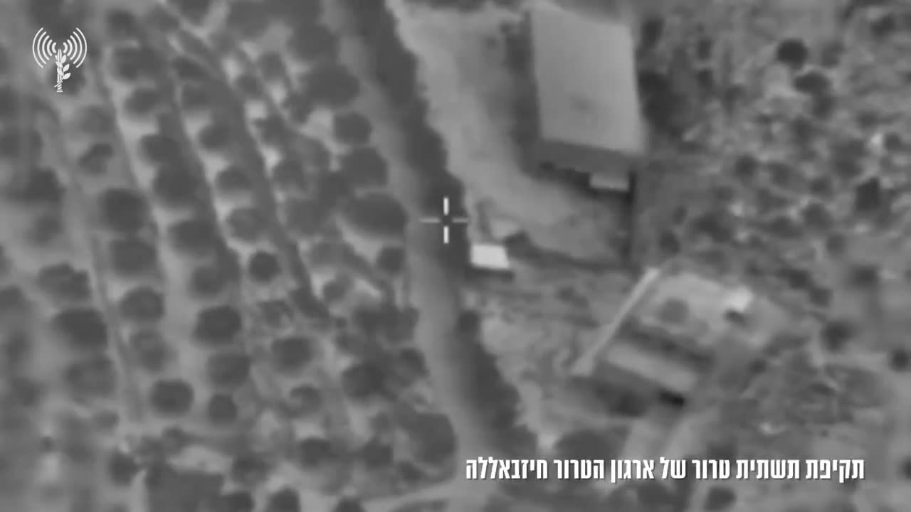 The IDF says it carried out strikes against Hezbollah sites in southern Lebanon in