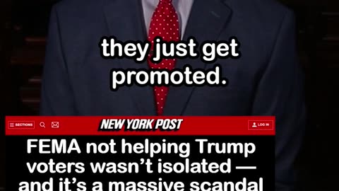 FEMA Skipping Trump Voters Who Needed Help Was Not Isolated Incident