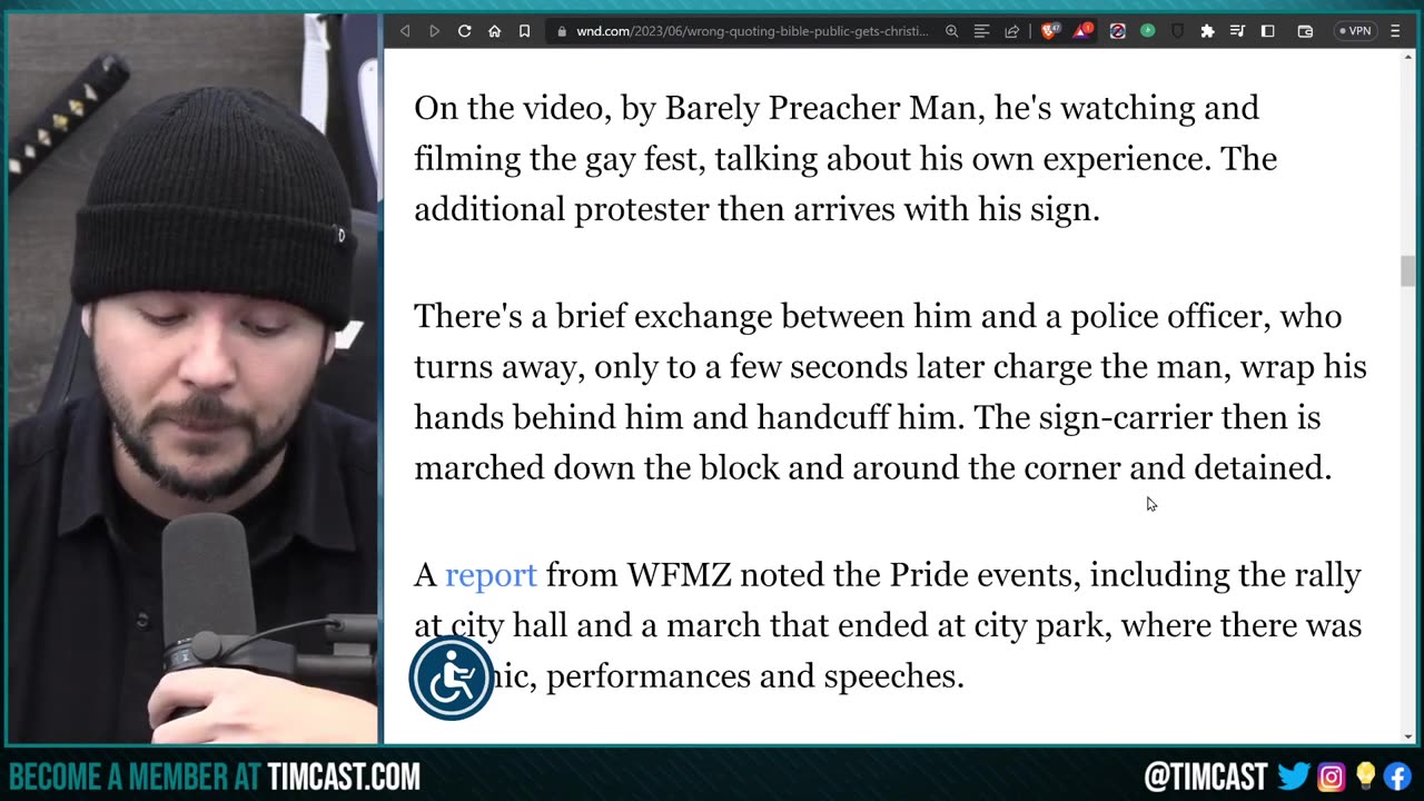 Preacher ARRESTED For Protesting Pride Rally In SHOCKING Video