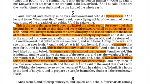 Zechariah 5 What is the Flying Sickle