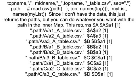 Load csv in a list with lapply while using a looping variable