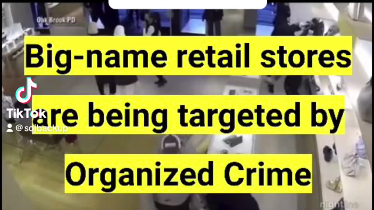 Major department stores getting targeted by gangs ￼￼