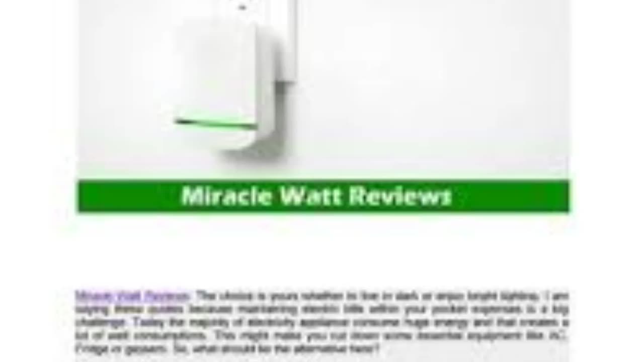 Miracle Watt :- Where can MiracleWatt be purchased?