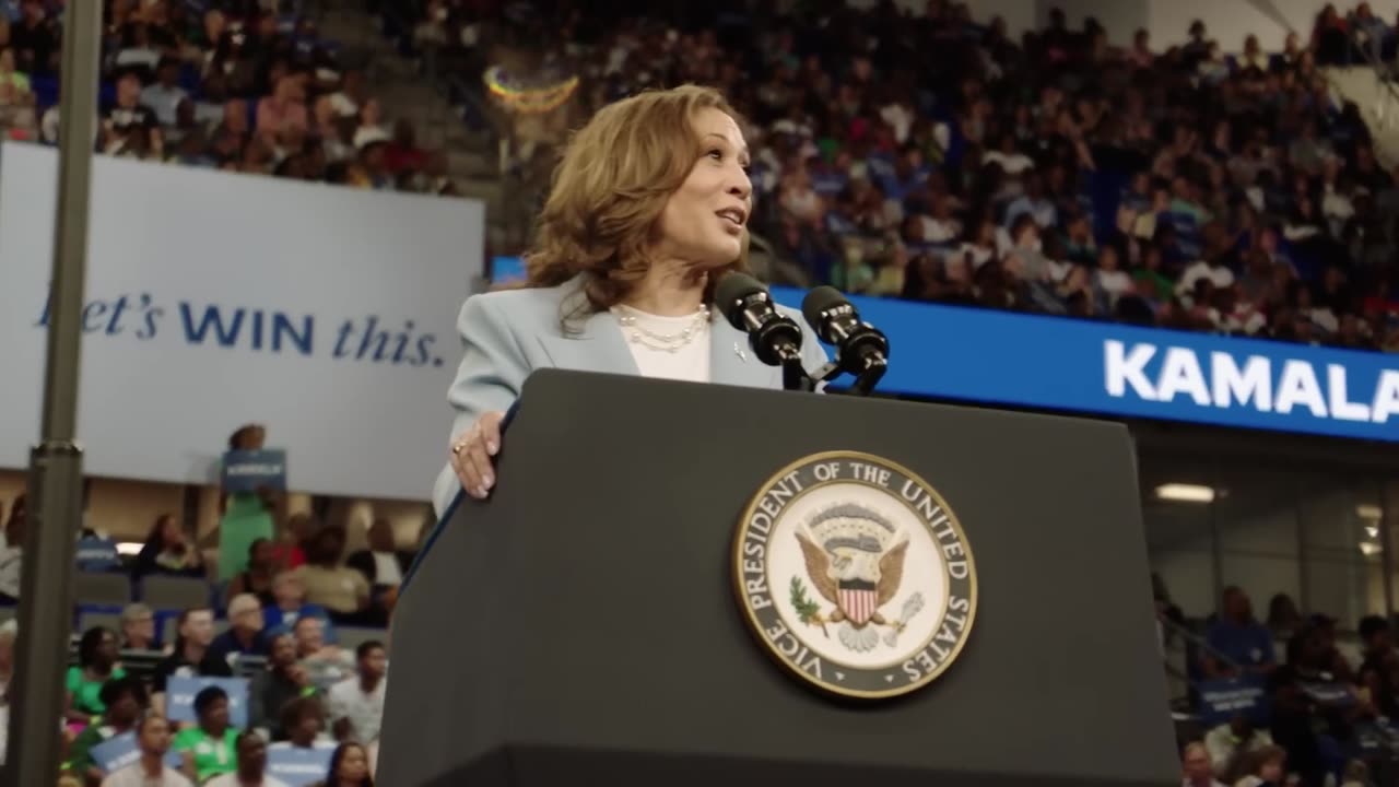 Team Kamala ran this ad during the Georgia Alabama game on ABC primetime.